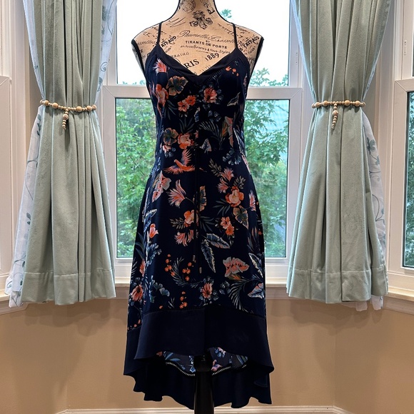 Tropical High Low Dress - Picture 1 of 8
